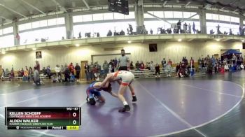 87 lbs Cons. Semi - Kellen Schoeff, Contenders Wrestling Academy vs Alden Walker, Maurer Coughlin Wrestling Club
