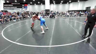 215 lbs Jason Singer, Pennsylvania Red vs Matthew Kowalski, Ohio Scarlet