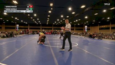 125 lbs Quarters - Stevo Poulin, Iowa State vs Diego Sotelo, Michigan