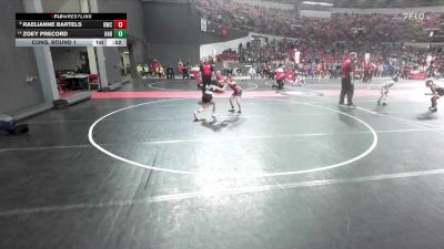 70 lbs Cons. Round 1 - Zoey Precord, Hartford vs Raelianne Bartels, Riverdale Wrestling Club