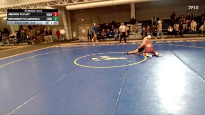 157 lbs Champ. Round 3 - Auston Eudaly, Colorado Mesa University vs Deringer Hollenbeck, Colorado School Of Mines
