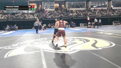 150-4A/3A Champ. Round 1 - Ethan Burger, South River vs Nicolas Toung, Towson
