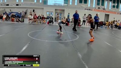 76 lbs Round 1 (6 Team) - Lyon Holmes, BHWC Dirt Divers vs Cayden McDonald, Sniper Black Ops