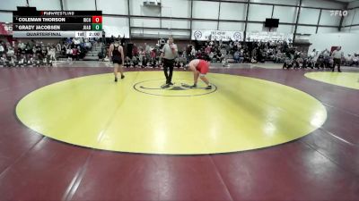 285 lbs Quarterfinal - Coleman Thorson, Richfield vs Grady Jacobsen, Juab