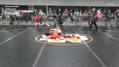 113 lbs Round Of 128 - Braydon Studer, OH vs Tahrik Bailey, GA