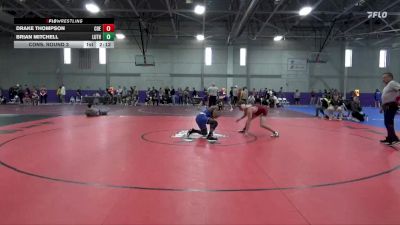 157 lbs Cons. Round 3 - Brian Mitchell, Luther vs Drake Thompson, Coe