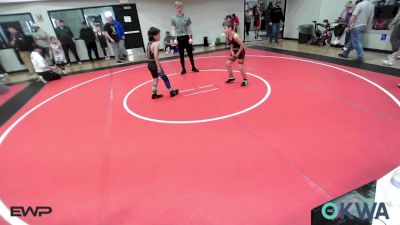 83-90 lbs Rr Rnd 2 - TRISTAN (BEAR) Pero, Spartan Wrestling Fort Smith vs Dallin Swan, IRONMEN Wrestling Club
