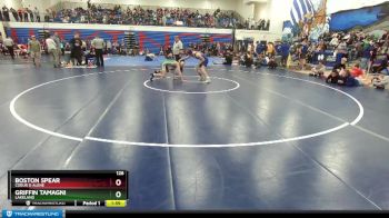 126 lbs Champ. Round 2 - Griffin Tamagni, Lakeland vs Boston Spear, Coeur D Alene