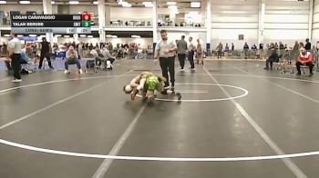 81 lbs Consolation - Logan Caravaggio, Doughboys WC vs Talan Berube, Smittys Wrestling Barn