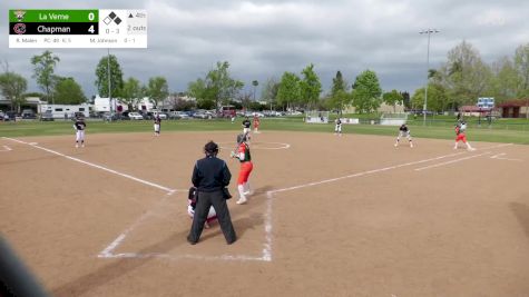 Replay: La Verne vs Chapman | Apr 18 @ 3 PM
