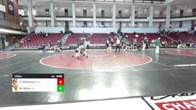 125 lbs Quarterfinal - Zander Phaturos, Campbell vs Mason Mills, West Virginia