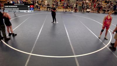 135 lbs Cons. Round 1 - Liam Roberson, MN vs Brendan Beidler, IL