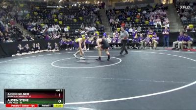 150 lbs Quarterfinal - Austin Stene, Lake Mills vs Aiden Gelner, Nashua-Plainfield