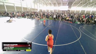 115+ Quarterfinal - Braunx McKenzie, Team Pride Academy vs Jaedus Tivao, Uintah Wrestling