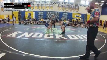 132 lbs Placement (16 Team) - Nevan Irving, Alpha Dogs vs Isaac Santos, The Outsiders
