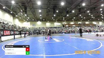 120 lbs Semifinal - Josiah Clark, Daniel Cormier Wrestling Academy vs Kayden Hanlon, GOLDRUSH Academy