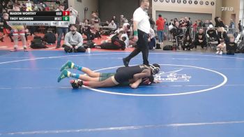 97 lbs Rr Rnd 3 - Mason Worthy, All I See Is Gold Academy Stars - ESC vs Troy McEwen, MeatHeadz - ESC