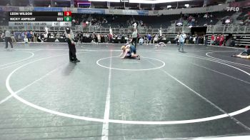150 lbs 7th Place - Leon Wilson, Mill Valley Kids WC vs Nicky Anfeldt, Wolves WC