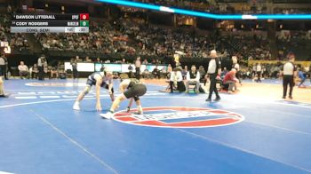 165 Class 1 lbs Cons. Semi - Dawson Litterall, St. Pius X (Festus) vs Cody Rodgers, Marceline