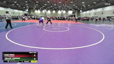 285A Cons. Round 2 - Trevor Johnson, Arkansas City HS vs Kash Price, Canyon Randall