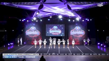 Twist & Shout - Tulsa - Diamonds [2025 L6 Senior Coed - XSmall Day 2] 2025 America's Best Grand Nationals
