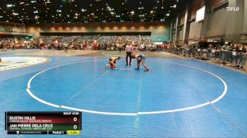 118-130 lbs Round 2 - Dustin Hillis, Carson Valley Wildcats Wrestli vs Jan Pierre Dela Cruz, Central Catholic Wrestling Clu