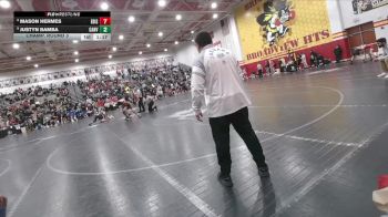 126 lbs Champ. Round 3 - Justyn Bamba, Canyon View vs Mason Hermes, Edison