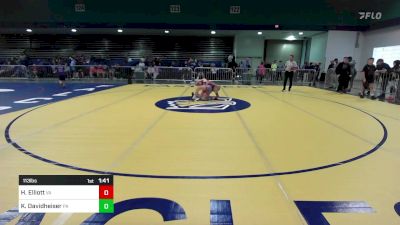 113 lbs Consi Of 32 #1 - Hunter Elliott, VA vs Kole Davidheiser, PA