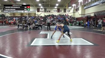 113 lbs Round 3 - Kohen Dietzenbach, Burlington Notre Dame vs Kaleb Brown, West Liberty