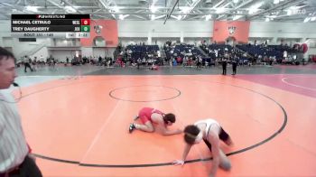 149 lbs Cons. Round 2 - Michael Cetrulo, Wesleyan (CT) vs Trey Daugherty, John Carroll