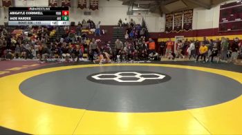 110 lbs 7th Place Match - Abigayle Cornwell, Perry HS vs Jade Hardee, Andrew High School