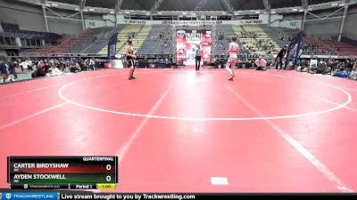 136 lbs Quarterfinal - Ayden Stockwell, WI vs Carter Birdyshaw, WI