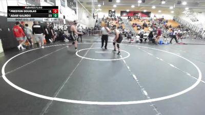 215 lbs Quarterfinal - Adam Galindo, Servite vs Preston Douglas, Laguna Hills