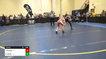 107 lbs Prelims - Jacob Snyder, Indiana vs Casey Mook, Hughesville