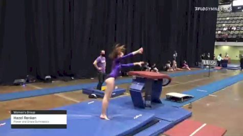 Hazel Renken - Women's Group, Power and Grace Gymnastics - 2021 Women's Xcel Region 4 Championships