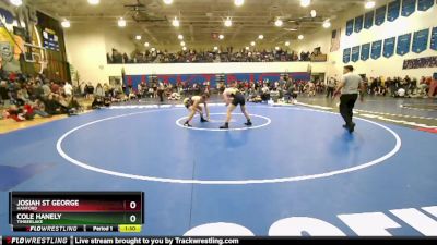 150 lbs Champ. Round 2 - Cole Hanely, Timberlake vs Josiah St George, Hanford