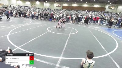 Rr Rnd 3 - Mason Cordova, No Team vs Tracin Rogers, Corning Sharks