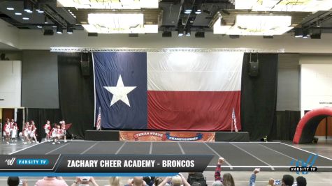 Zachary Cheer Academy - Broncos [2021 L2 Traditional Recreation - 12 and Younger (NON) Day 1] 2021 ACP Power Dance Nationals & TX State Championship