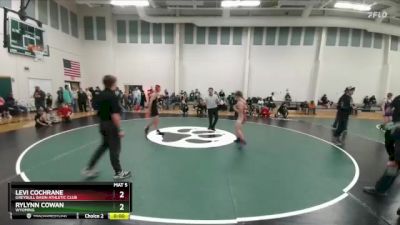 132 lbs Cons. Round 3 - Noah Irvine, Lander USA Wrestling vs Logan Brome, Cowboy Kids Wrestling Club