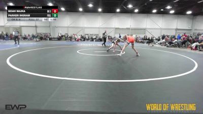 115 lbs Quarterfinal - Noah Majka, OK Elite 14U 2 vs Parker Ingram, Full Circle 14U