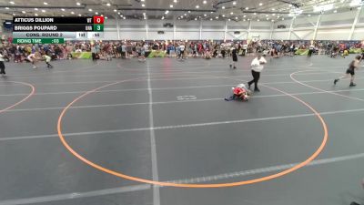 56 lbs Cons. Round 2 - Briggs Poupard, Unattached vs Atticus Dillion, Unattached