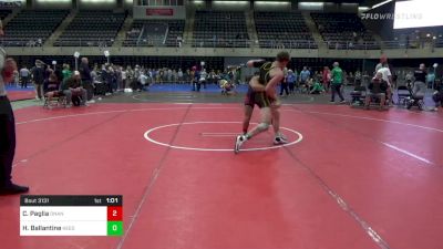 158 lbs Final - Casey Paglia, Onancock vs Hunter Ballantine, Keedysville