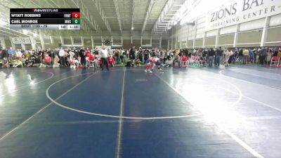 79 lbs Cons. Round 2 - Cael Monroe, Millard Wrestling Club vs Wyatt Robbins, Altamont Longhorns