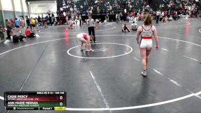 136-148 lbs 3rd Place Match - Ann Marie Meiman, Nebraska Wrestling Academy vs Cadie Percy, Victory Wrestling Club - VTC