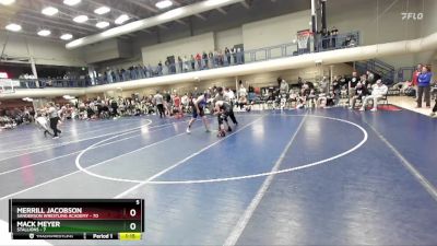 110+ Round 1 (16 Team) - Mack Meyer, Stallions vs Merrill Jacobson, Sanderson Wrestling Academy