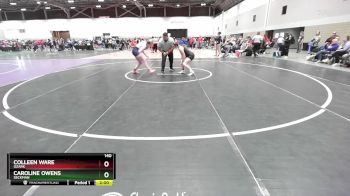 140 lbs Champ. Round 2 - Colleen Ware, Ozark vs Caroline Owens, Seckman