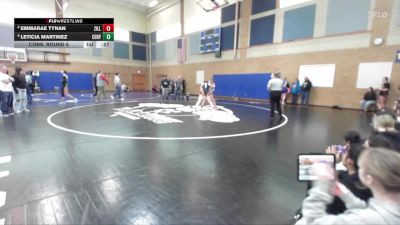 145lbs Cons. Round 6 - Leticia Martinez, Century (Girls) vs Emmarae Tynan, Zillah (Girls)