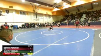 126 lbs Semifinal - Jaeman Wesolek, Arizona Lutheran HS vs Connor Peterson, Page