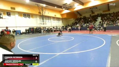 126 lbs Semifinal - Jaeman Wesolek, Arizona Lutheran HS vs Connor Peterson, Page