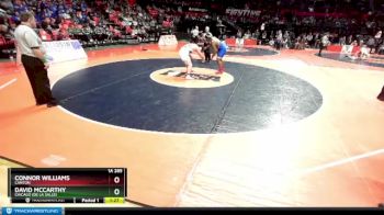 1A 285 lbs Cons. Round 3 - Connor Williams, Canton vs David McCarthy, Chicago (De La Salle)